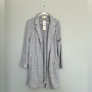 MELLÓDAY tweed trench coat